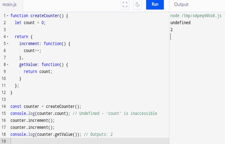 private variable and encapsulation